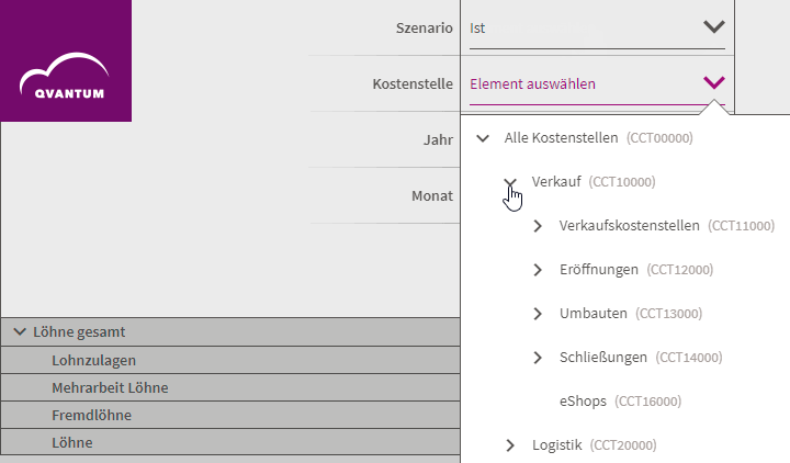 Benutzerdefinierte Spalten